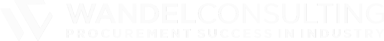 Logo von Wandel Consulting, bestehend aus einem Schriftzug und einem stilisierten W, einfärbige weiße Version